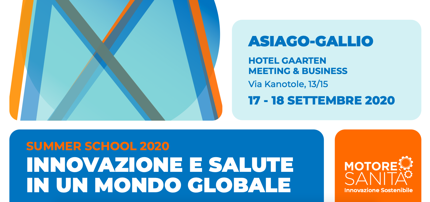 Asiago, Summer School 2020: Innovazione e salute in un mondo globale